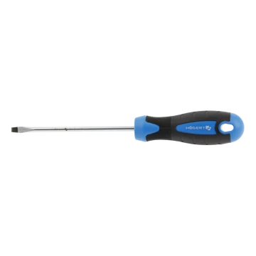 Csavarhúzó mágneses, lapos fejű, SL4 x 100 mm szár, HÖGERT HT1S004