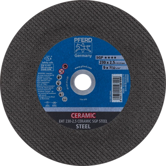 Vágókorong EHT 230-2,5 CERAMIC SGP STEEL