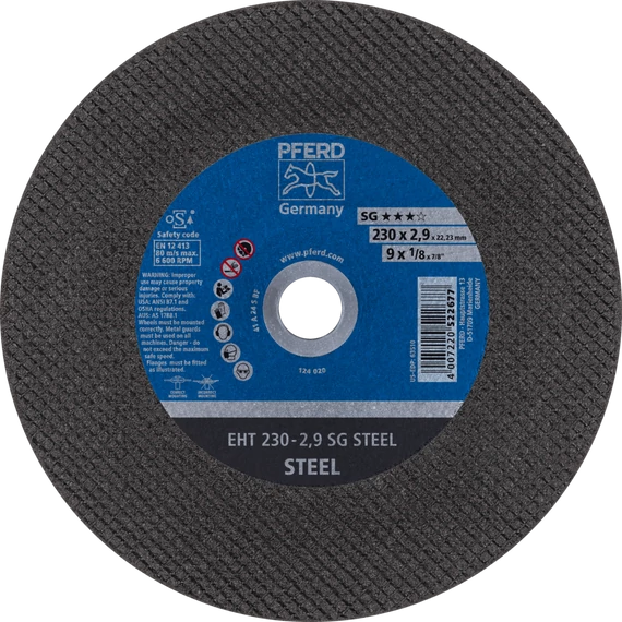 Vágókorong EHT 230-2,9 SG STEEL